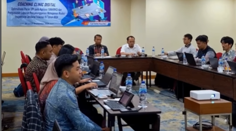 Kegiatan coaching clinic digital optimalisasi peran Unit Pengawas Intern (UPI) pada aplikasi SIMARKO