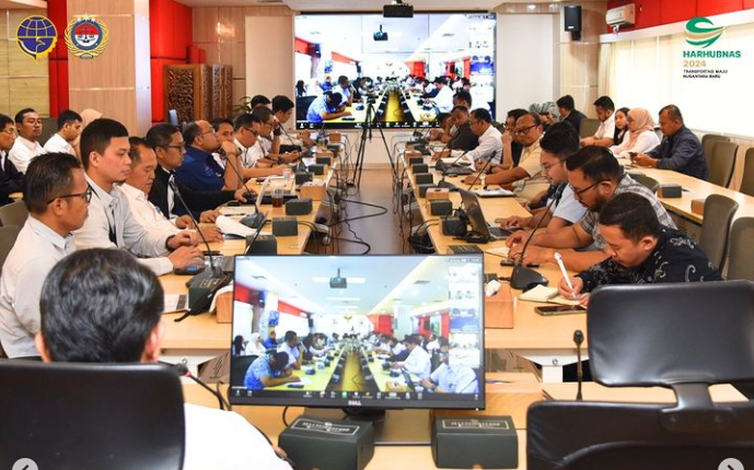 Rapat Koordinasi Persiapan Pelaporan Triwulan III (B-21) Stranas-PK di lingkungan Kemenhub