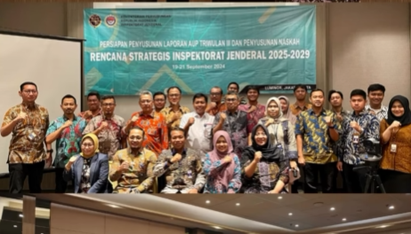 Kegiatan penyusunan Sintesis Hasil Pengawasan dan Pembahasan Naskah Teknokratik Renstra Tahun 2025-2029