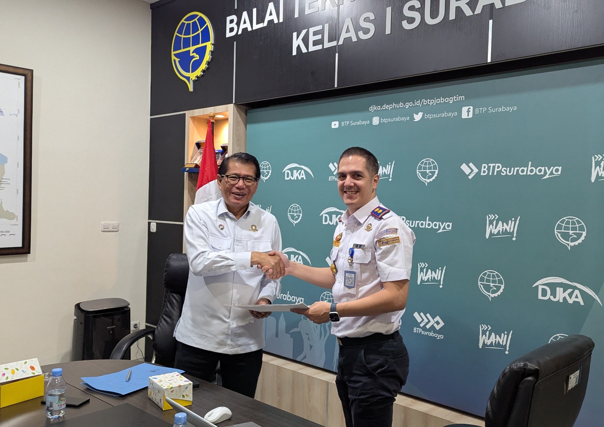 Inspektur II Lakukan Kunjungan Kerja ke BTP Kelas I Surabaya