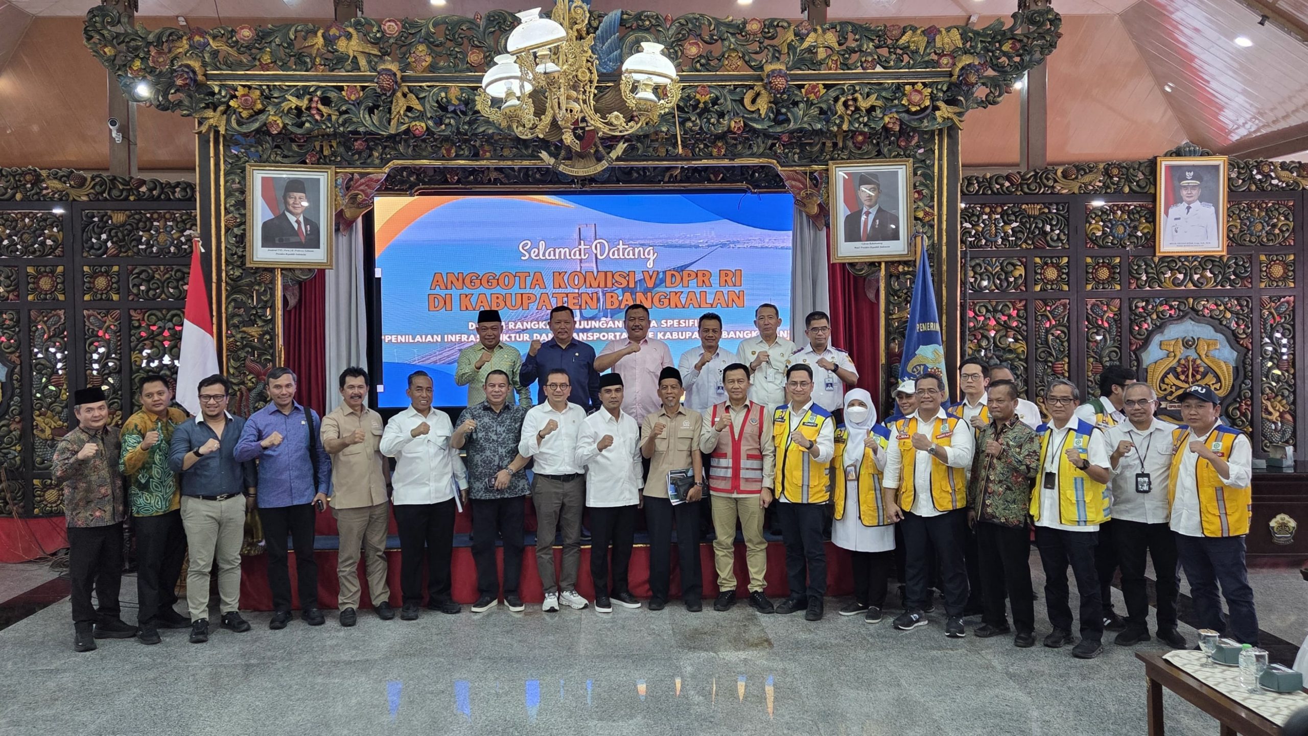 Inspektur I Dampingi Komisi V DPR RI dalam Kunjungan Kerja Spesifik ke Bangkalan