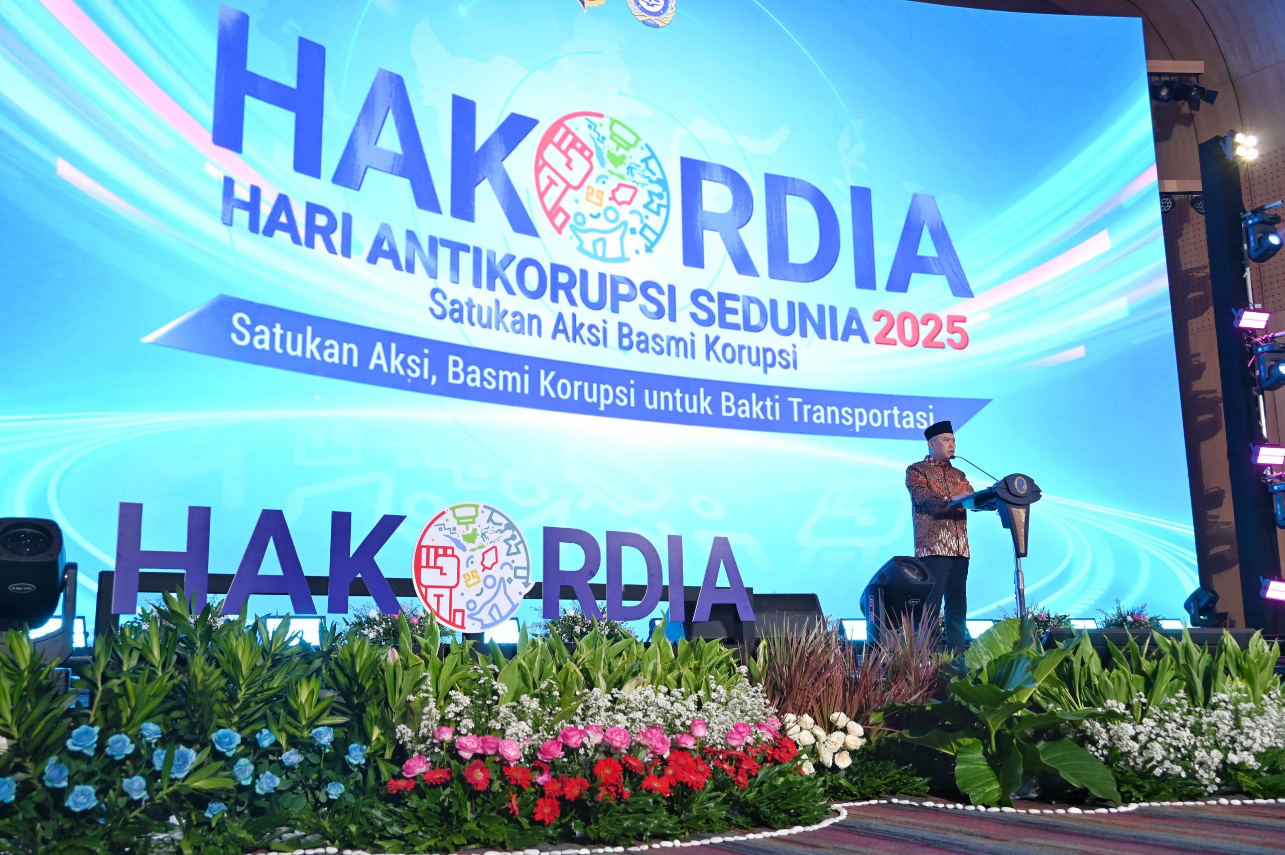 Puncak Peringatan Hakordia Kementerian Perhubungan Tahun 2025: Satukan Aksi, Basmi Korupsi untuk Bakti Transportasi